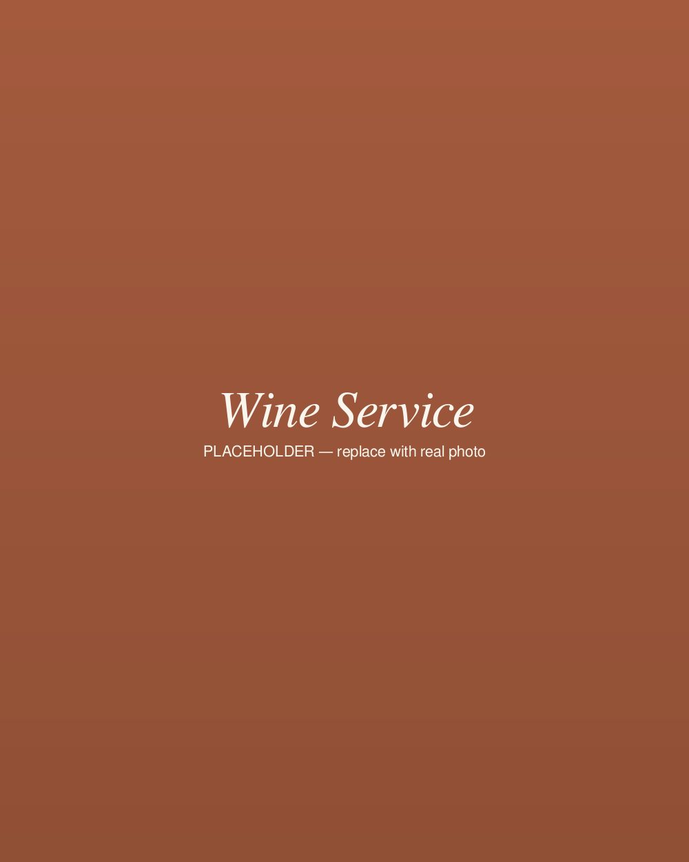 Wine being poured tableside