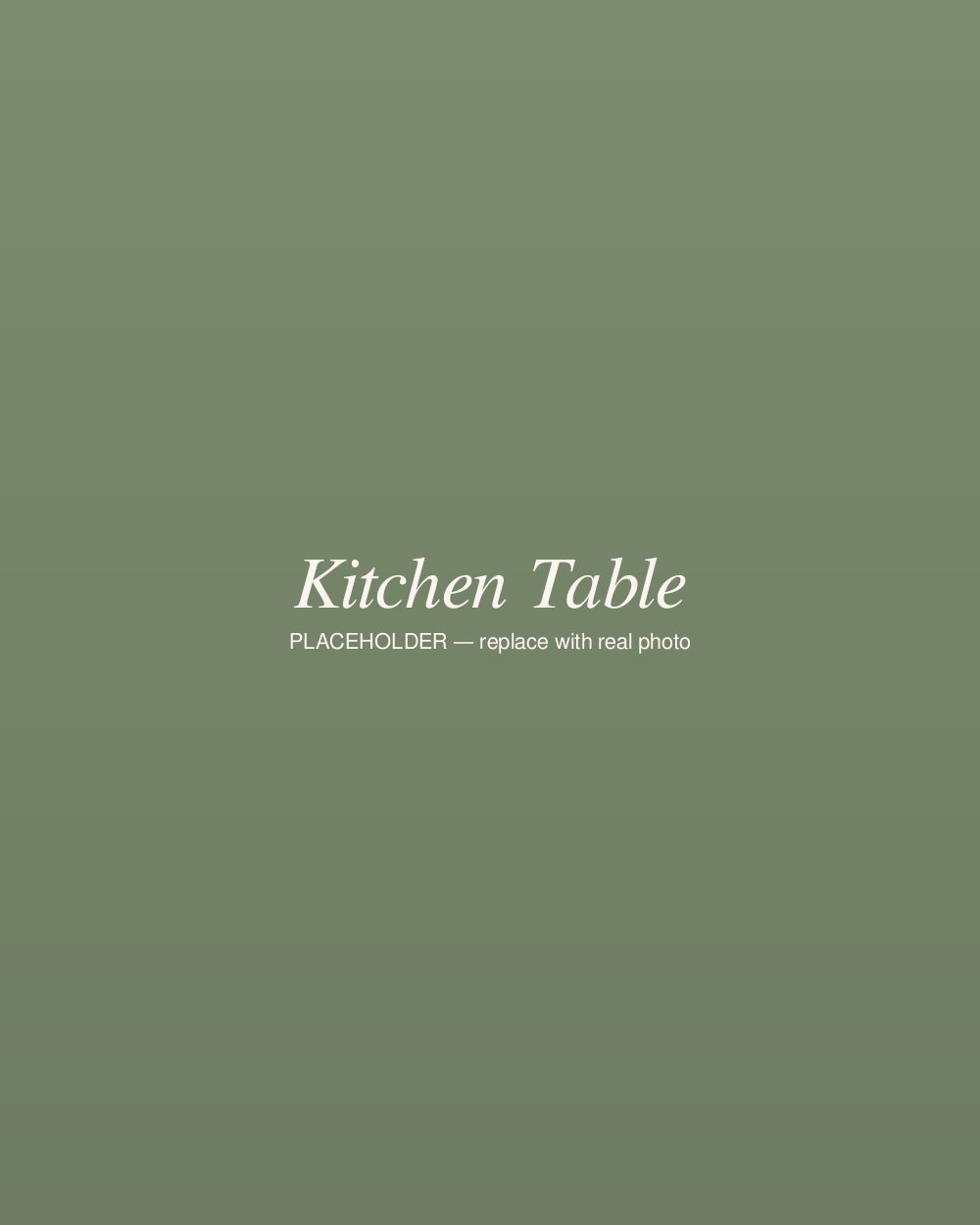 The Kitchen Table counter facing the open kitchen